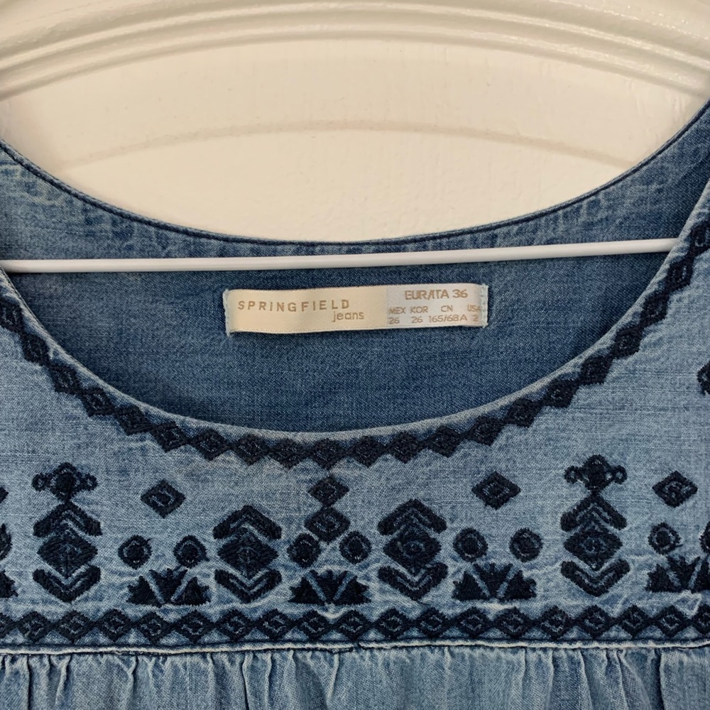 Embroidered Cotton Dress - Picture 4 of 8